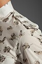 view 6 of 6 S/S Printed Button Up in White