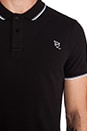 view 5 of 5 Polo con logotipo in Darkest Black