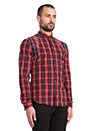 view 2 of 6 Harness Shirt in Tartan Red