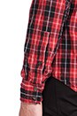 view 6 of 6 Harness Shirt in Tartan Red