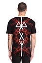 view 3 of 5 Tattoo Graphic Tee in Darkest Black