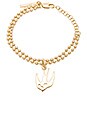 view 1 of 2 SWALLOW ブレスレット in Gold