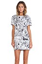 view 1 of 5 T-Shirt Dress in Manga Print