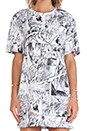 view 5 of 5 T-Shirt Dress in Manga Print