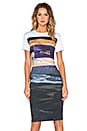 view 1 of 4 Long Bodycon Dress in Multi Landscape