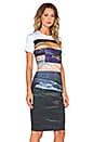 view 2 of 4 Long Bodycon Dress in Multi Landscape