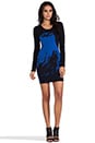 view 2 of 6 Angry Eagle Dress in Navy/Cobalt in Navy & Cobalt