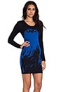 view 3 of 6 Angry Eagle Dress in Navy/Cobalt in Navy & Cobalt