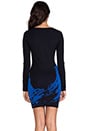 view 4 of 6 Angry Eagle Dress in Navy/Cobalt in Navy & Cobalt