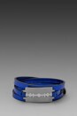 view 1 of 4 Razor Wrap Bracelet in Cobalt