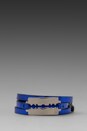 view 2 of 4 Razor Wrap Bracelet in Cobalt