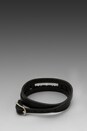view 3 of 4 Razor Triple Wrap Bracelet in Black