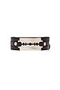 view 1 of 3 Razor Triple Wrap Bracelet in Black