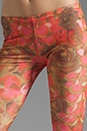 view 4 of 7 Printed Legging in Hot Pink/ Brown in Hot Pink & Brown