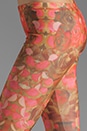 view 5 of 7 Printed Legging in Hot Pink/ Brown in Hot Pink & Brown