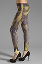 view 2 of 7 Printed Legging in Bleached Neon/ Brown in Bleached Neon & Brown