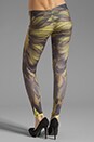 view 3 of 7 Printed Legging in Bleached Neon/ Brown in Bleached Neon & Brown