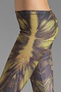 view 5 of 7 Printed Legging in Bleached Neon/ Brown in Bleached Neon & Brown