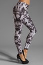 view 2 of 7 Printed Leggings in Black/White in Black & White