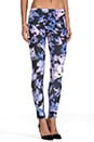 view 2 of 7 Printed Leggings en Black/Cobalt/Pink in Black & Cobalt & Pink