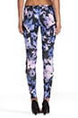 view 3 of 7 Printed Leggings en Black/Cobalt/Pink in Black & Cobalt & Pink