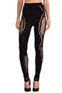 view 1 of 3 Mesh Leggings in Black