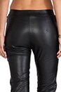 view 6 of 7 Zip Leather Pant in Black