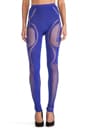 view 1 of 3 LEGGINGS AVEC MAILLE FILET in Ultra Marine