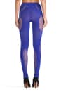 view 3 of 3 LEGGINGS AVEC MAILLE FILET in Ultra Marine