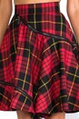 view 4 of 7 Spiralling Skirt in Tartan Red
