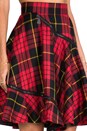 view 5 of 7 Spiralling Skirt in Tartan Red