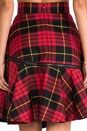 view 6 of 7 Spiralling Skirt in Tartan Red