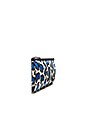 view 3 of 4 Kicks Clutch in Cobalt & White & Black
