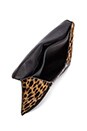 view 4 of 4 Envelope Clutch in White Leopard
