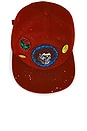 view 4 of 3 Grateful Dead Snapback Hat in Red