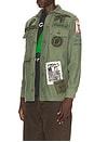 view 4 of 6 BLOUSON ROLLING STONES in Faded Army