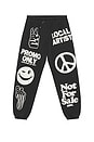 view 6 of 6 Art Happens P.E. Sweatpants in Coal