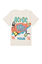 view 1 of 3 AC/DC T-shirt in Vintage White