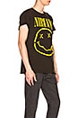 view 2 of 4 Nirvana Tee in Dirty Black