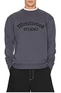 view 4 of 5 Medieval Crew Neck Sweatshirt in Midnight