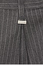 view 6 of 6 PANTALON BAGGY ELASTIC WAIST in GREY PINSTRIPE