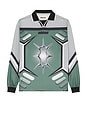view 1 of 4 X-Games Long sleeve Jersey in Steel & Moss