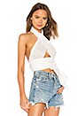 view 2 of 4 Everything Scarf Top in White Eyelet