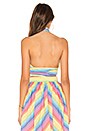 view 3 of 4 Everything Scarf Top in Multi Stripe