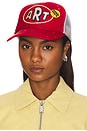 view 1 of 4 Art Trucker Hat in Red Fade