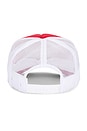 view 3 of 4 Art Trucker Hat in Red Fade