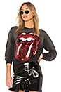 view 1 of 4 Rolling Stones Sequins Sweatshirt in Dirty Black