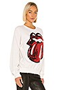 view 2 of 5 Rolling Stones Sequins Sweatshirt in White