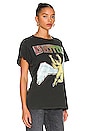 view 3 of 6 Led Zeppelin Tee in Black in Coal Pigment