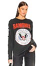 view 1 of 5 Ramones Long Sleeve Tee in Coal